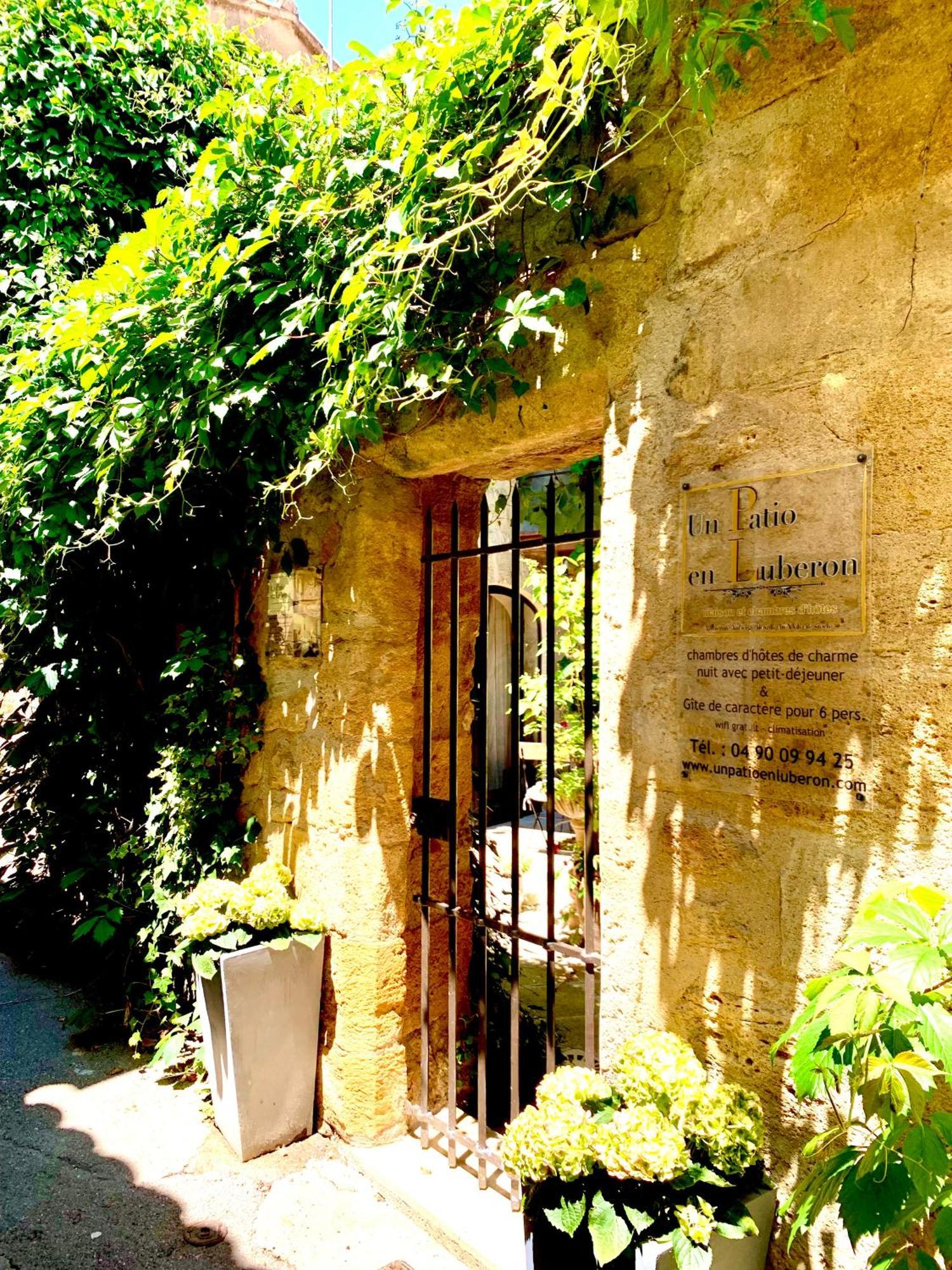 Bed and Breakfast Un Patio En Luberon Ansouis Экстерьер фото